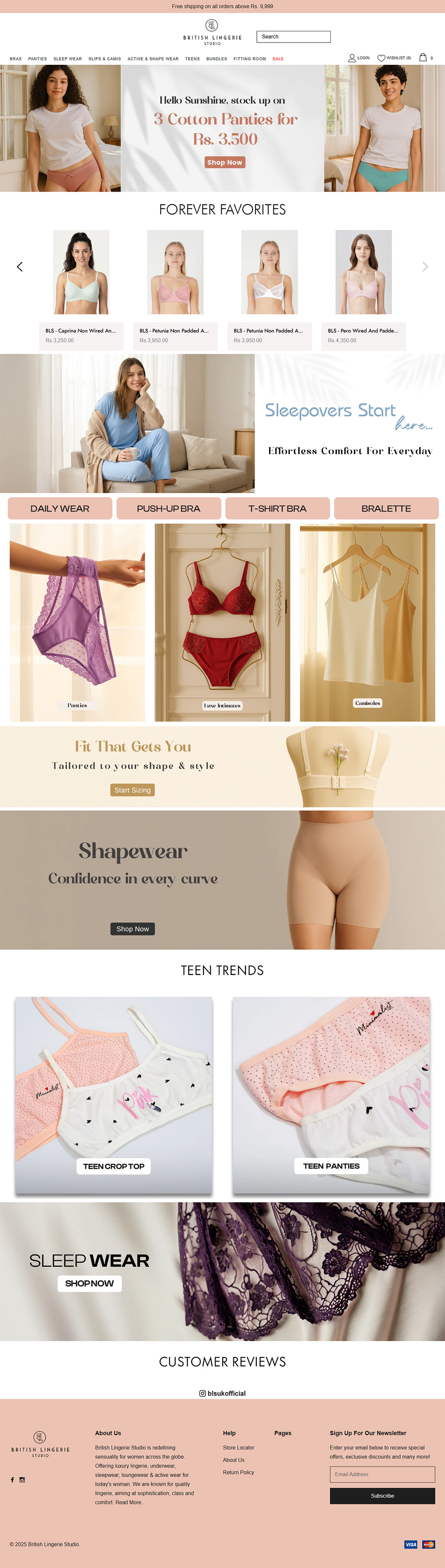 BLS-UK Store Snapshot