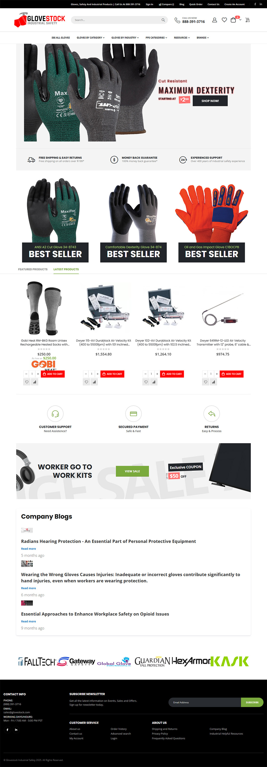 Glove Stock Store Snapshot